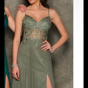 Olive Prom Dress